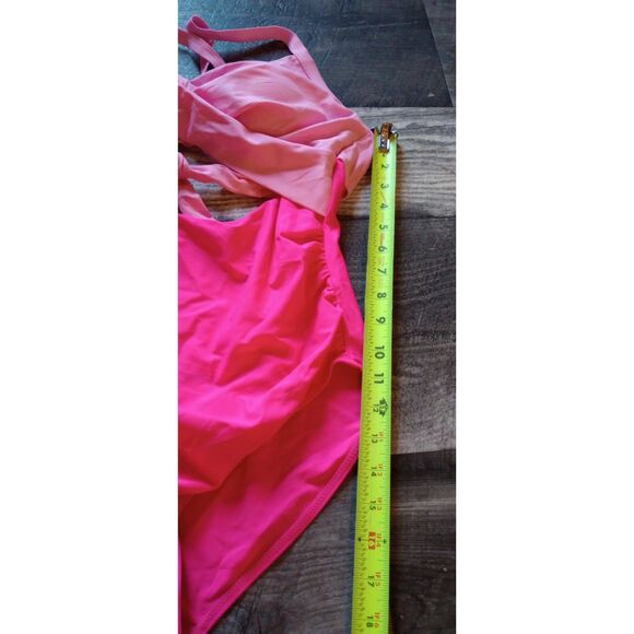 Unknown Label Women's Size Medium One Piece 2 Tone Swimsuit-NWOT - Picture 3 of 5